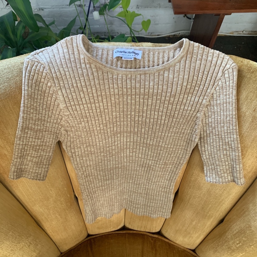 Charlie Holiday knit top
